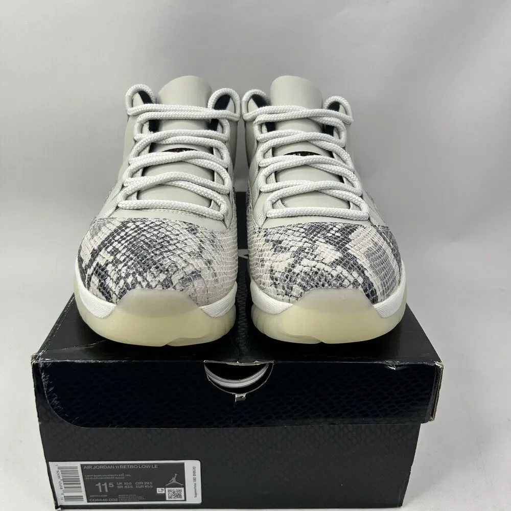 Nike Shoes Air Jordan 11 Low Retro “Light Bone Snakeskin” 2024
